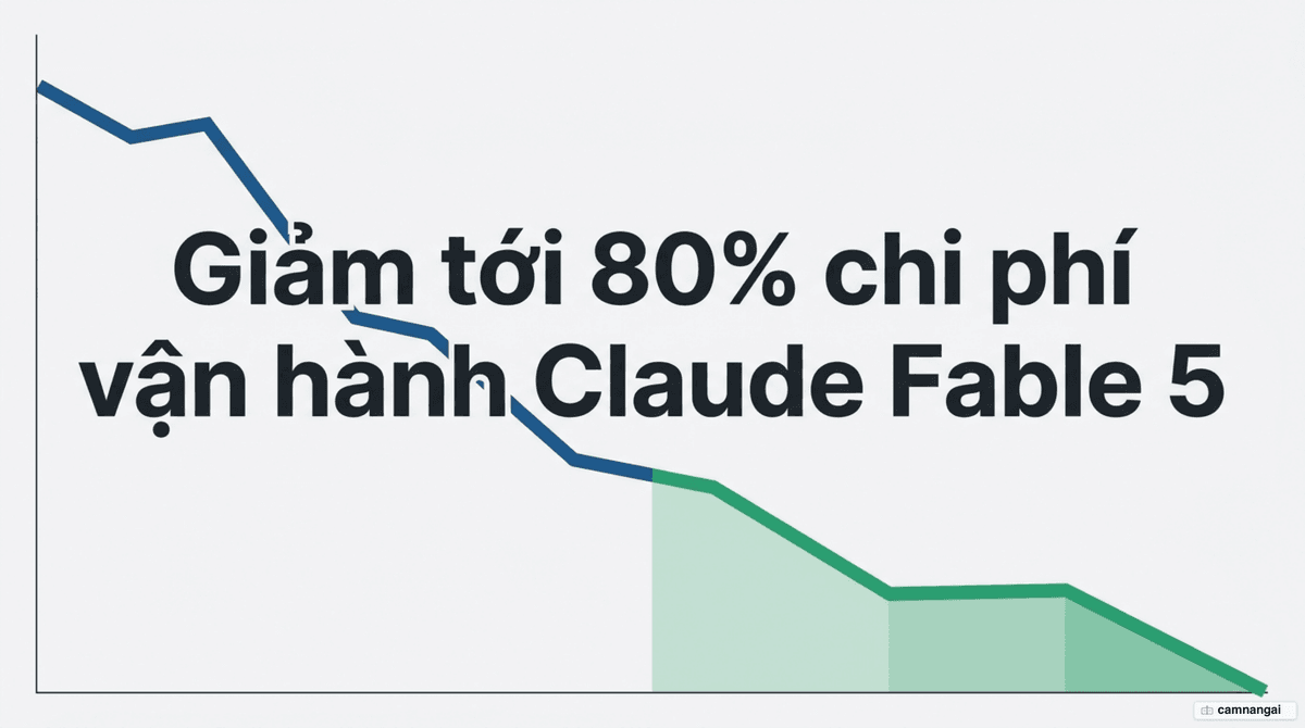 Ảnh minh hoạ chủ đề: các kỹ thuật giảm tới 80% chi phí vận hành Claude Fable 5.
