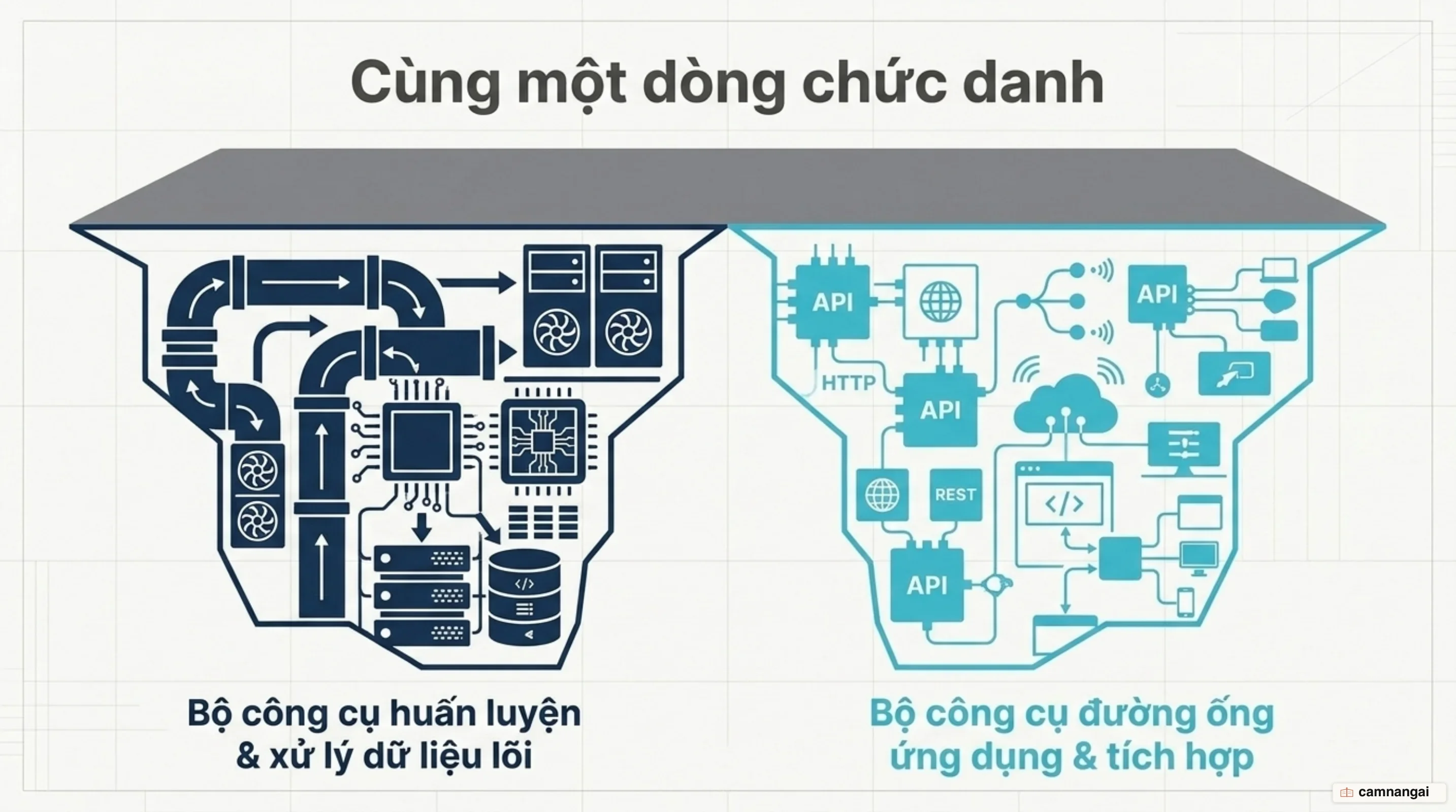 Cùng một dòng chức danh trên tin tuyển dụng nhưng bộ công cụ và công việc thật bên dưới khác hẳn nhau