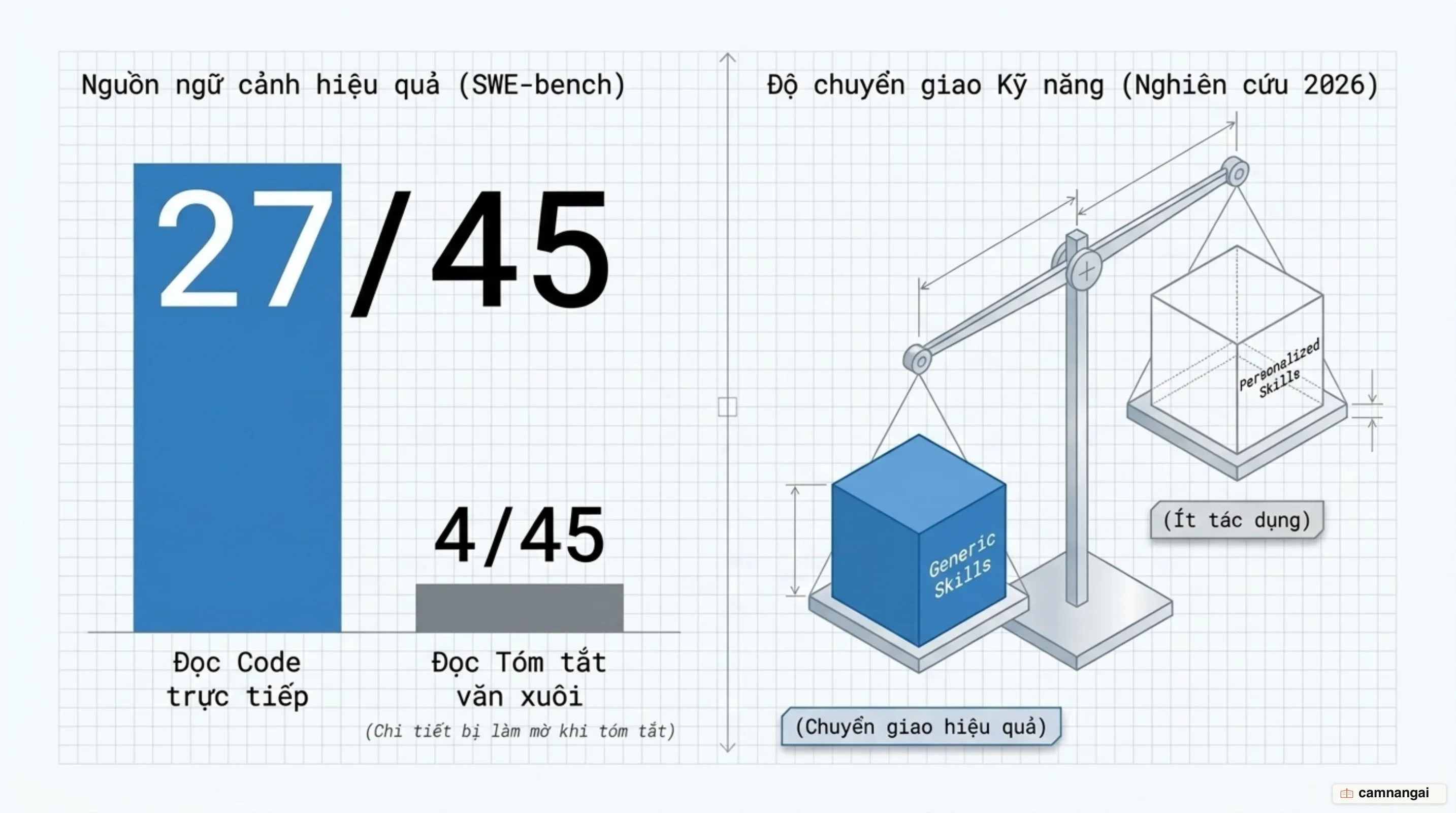 Bằng chứng thực nghiệm về hiệu quả của tệp ngữ cảnh và kỹ năng đối với AI agent