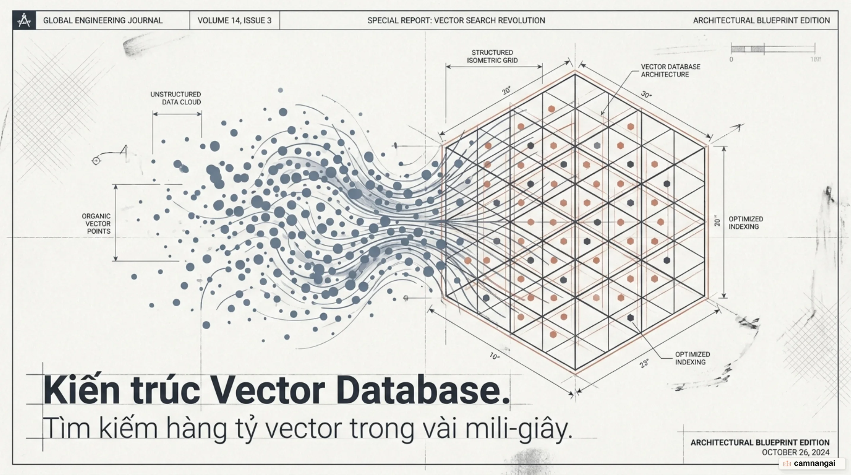 Kiến trúc tìm kiếm hàng tỷ vector trong vài mili-giây của vector database