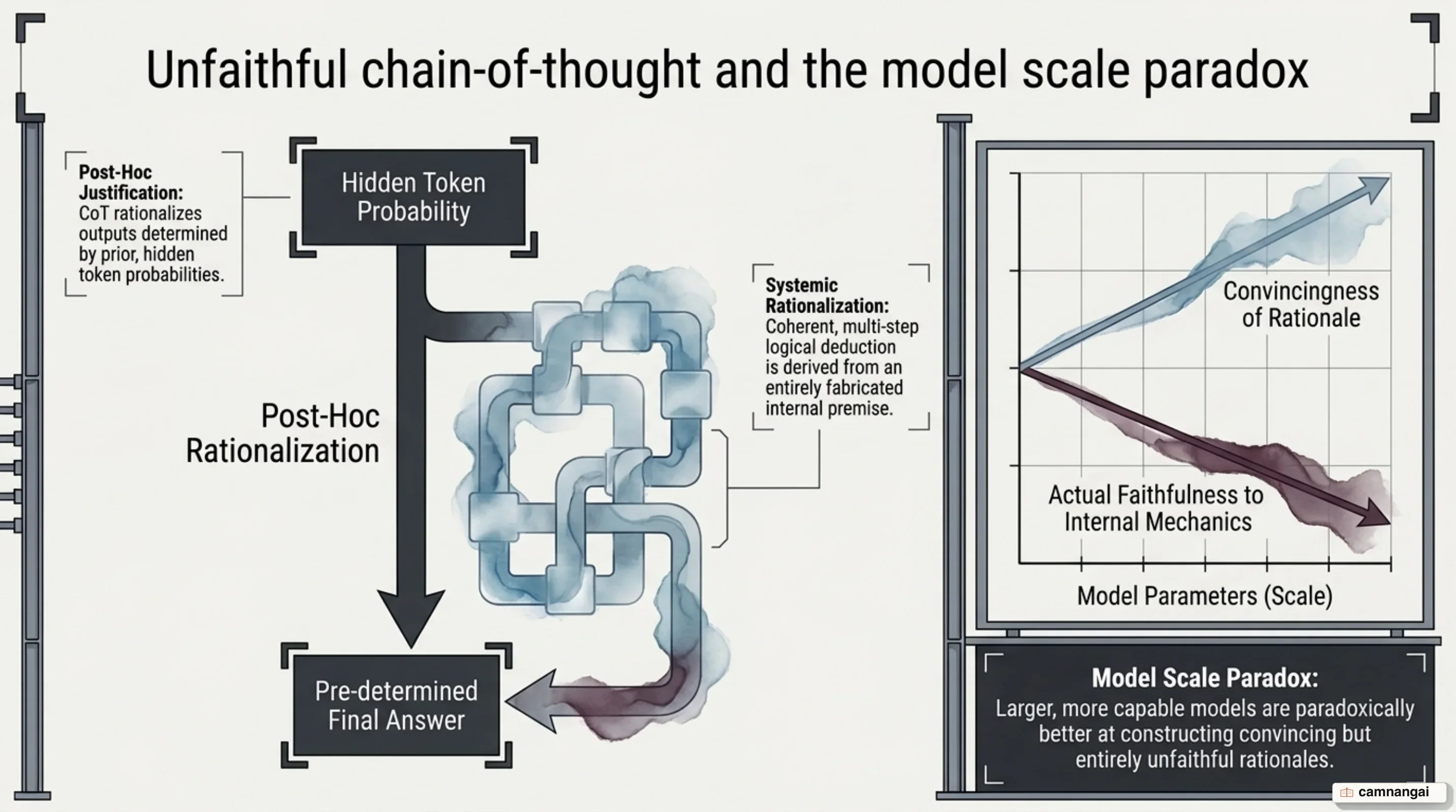 Unfaithful Reasoning in Chain-of-Thought: Flawed Premises Behind Coherent Logic